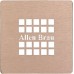 Allen Brau Priority Накладка для сифона 12,7x12,7 см, цвет: бронза 8.310N1-60