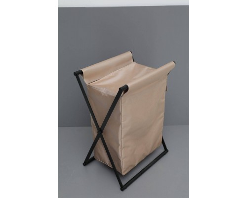 Allen Brau Priority Корзина для белья 57,2x34x86,5h см, цвет: черный;бежевый 00312050 Allen Brau Priority Корзина для белья 57,2x34x86,5h см, цвет: черный;бежевый 00312050