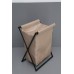 Allen Brau Priority Корзина для белья 57,2x34x86,5h см, цвет: черный;бежевый 00312050