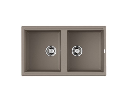 Omoikiri Tedori 86-2-SA Кухонная мойка Tetogranit 86x51 см, цвет: бежевый 4993926