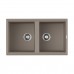 Omoikiri Tedori 86-2-SA Кухонная мойка Tetogranit 86x51 см, цвет: бежевый 4993926