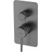 Allen Brau Priority Смеситель для ванны встраиваемый 10x6x18h см, цвет: графит браш 5.31A11-MG