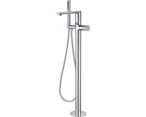 Allen Brau Liberty Смеситель для ванны с ручным душем напольный 22,9x27,5x91,9h см, цвет: хром 5.33012-00 Allen Brau Liberty Смеситель для ванны с ручным душем напольный 22,9x27,5x91,9h см, цвет: хром 5.33012-00