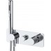 Allen Brau Liberty Смеситель для ванны с ручным душем встраиваемый 26x10h см, цвет: хром 5.33009-00