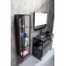 Armadi Art Loft Шкаф-пенал подвесной 26,5х30х120h см, цвет: антрацит 896-A