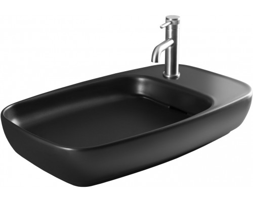 Allen Brau Liberty Раковина чаша 70x42,6x13,5h см с 1 отверстием, цвет: черный 4.32012.31