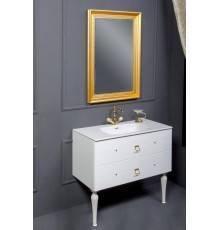 Armadi Art Vallessi Avantgarde Тумба подвесная 80х46х48h см, цвет: белый/золото 841-080-WG