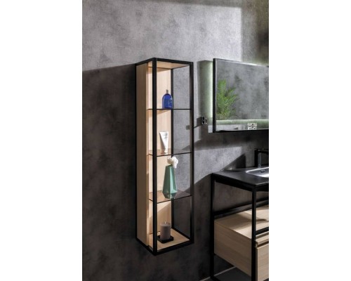 Armadi Art Loft Шкаф-пенал подвесной 26,5х30х120h см, цвет: светлое дерево 896-L Armadi Art Loft Шкаф-пенал подвесной 26,5х30х120h см, цвет: светлое дерево 896-L