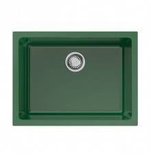 Omoikiri Okinoshima 61-U/I-RG Glossy Кухонная мойка Natceramic 61x46 см, цвет: royal green 4911263