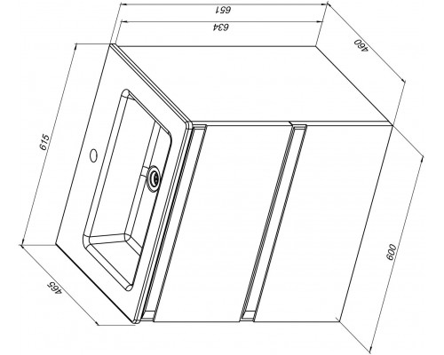 Allen Brau Eclipse Тумба под раковину 60x46x63,4h см, цвет: папирус 1.E1001.PWM Allen Brau Eclipse Тумба под раковину 60x46x63,4h см, цвет: папирус 1.E1001.PWM