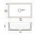 Omoikiri Mikura 76-Tokyo 2 Кухонная мойка Natceramic 76x46 см, цвет: белый 4993173