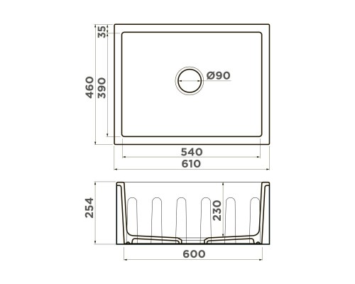 Omoikiri Mikura 61-RG Glossy Кухонная мойка Natceramic 61x46 см, цвет: royal green 4911255 Omoikiri Mikura 61-RG Glossy Кухонная мойка Natceramic 61x46 см, цвет: royal green 4911255