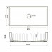 Omoikiri Mikura 91-WH Кухонная мойка Natceramic 91x46 см, цвет: белый 4997086