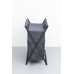 Allen Brau Priority Корзина для белья 57,2x34x86,5h см, цвет: серый;черный 00312049
