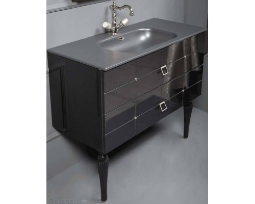 Armadi Art Vallessi Avantgarde Тумба подвесная 100х46х48h см, цвет: черный/хром 841-100-BCR