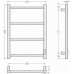 Стилье Формат 26 Полотенцесушитель электрический 43x7,4x60h см, цвет: белый 30526-6040
