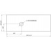 Allen Brau Infinity Столешница 120x46x1h см, цвет: серый 1.21015.G