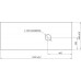 Allen Brau Infinity Столешница 120x46x1h см, цвет: серый 1.21014.GR-S