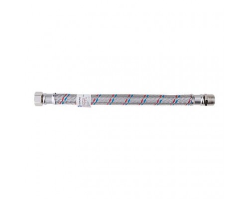 Подводка гибкая д/воды нерж М1/2"-Н1/2" L=0.4м лат/г ГИГАНТ AQUALINE 04939 Подводка гибкая д/воды нерж М1/2"-Н1/2" L=0.4м лат/г ГИГАНТ AQUALINE 04939