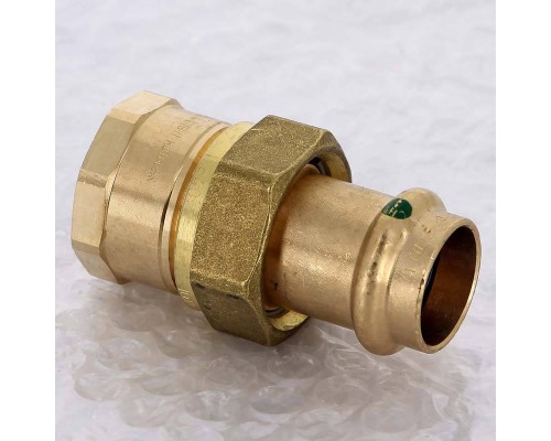 Муфта разъёмная пресс-В бронза Sanpress VIEGA 22x3/4" Муфта разъёмная пресс-В бронза Sanpress VIEGA 22x3/4"