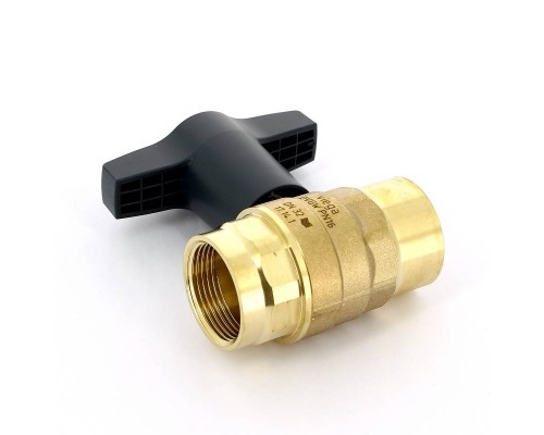 Кран шаровой BB EASYTOP VIEGA 1 1/4" бронза SC-Contur высокая Т-ручка Кран шаровой BB EASYTOP VIEGA 1 1/4" бронза SC-Contur высокая Т-ручка