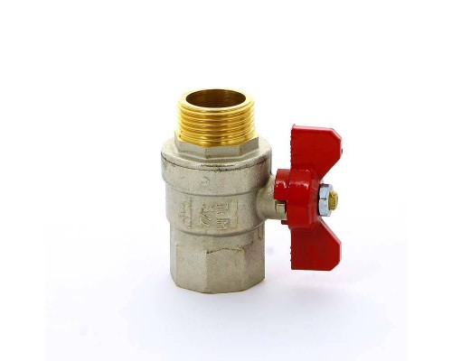 Кран шаровой НВ SCIROCCO бабочка TIEMME 3/4"