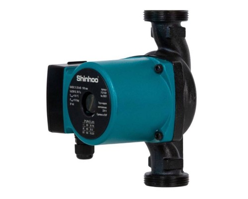 Насос циркуляционный Shinhoo BASIC S 25-6S 130 с гайками