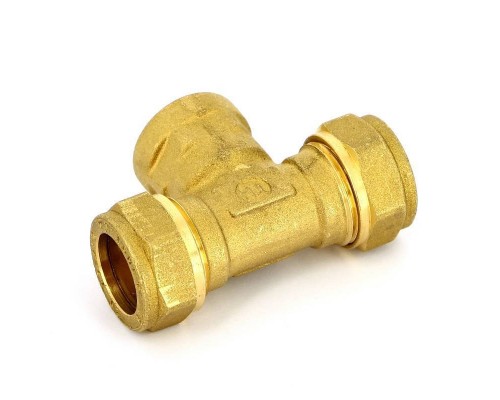 Тройник обжим-В TIEMME 18х1/2"х18