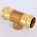 Тройник пресс-В бронза Sanpress VIEGA 28х1/2"х28