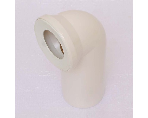 Отвод для унитаза белый с манжетным уплотнением VIEGA 90 град.