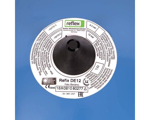 Гидроаккумулятор синий Refix DE для водоснабжения Reflex 12л
