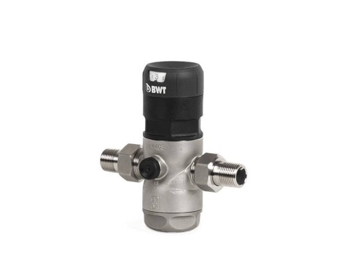 Редуктор давления 3/4" 1.5-7 бар PN25 D1 Inox нерж. сталь, для г/в, стальная колба, с разъем. соед