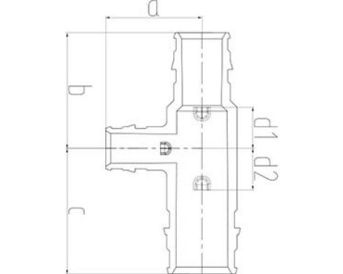 Тройник ONE PLUS переходной PPSU 25х25х20 (60/10)