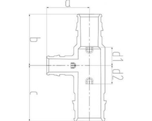 Тройник ONE PLUS переходной PPSU 32х20х32 (40/10)