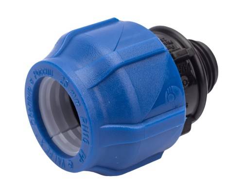 Муфта компрессионная соединительная c наружной резьбой 25х1/2" (Valfex) (160/40) Муфта компрессионная соединительная c наружной резьбой 25х1/2" (Valfex) (160/40)