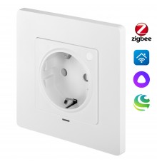 Розетка умная встраиваемая HOMMYN zigbee RKNWOZ01W