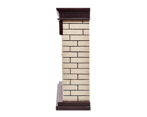Каминокомплект: Очаг Electrolux EFP/P-3020LS N, портал Bricks 30 камень бежевый, шпон темный дуб Каминокомплект: Очаг Electrolux EFP/P-3020LS N, портал Bricks 30 камень бежевый, шпон темный дуб