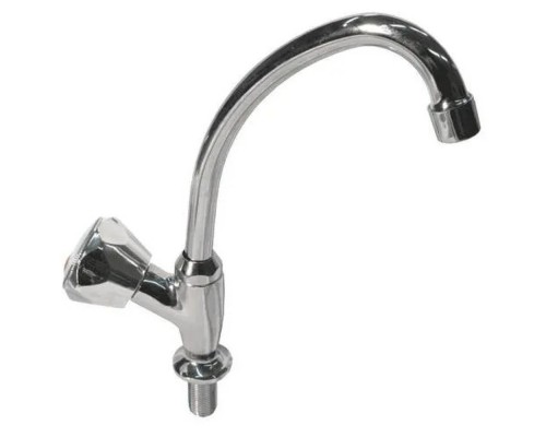 Кран Стандарт Моно ЦС КрН-11/2К D16 М_Крест настольный короткий излив