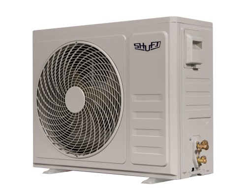Комплект SHUFT SFLC_C-24HN1_V2_BL полупромышленной сплит-системы, кассетного типа (черная панель)
