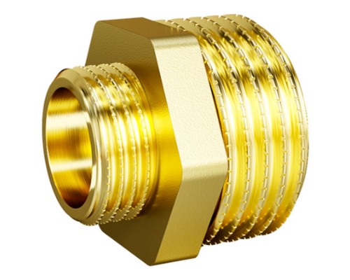 Нипель переходной LD Pride DN25х20 (1"НР х 3/4"НР) латунь с биркой