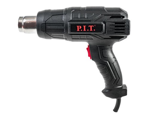 Фен P.I.T. электрический PHG 2000-D СТАНДАРТ (2кВт, 50-600С,три положения потока воздуха, насадки) (