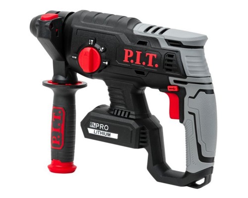 Перфоратор P.I.T. PBH20H-22B SOLO аккумул.бесщеточный (20В,1,8Дж,3-х реж,бур 22мм, sds-plus,коробка)