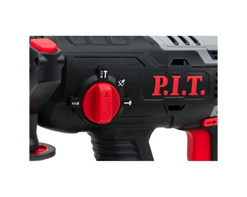 Перфоратор P.I.T. PBH20H-22B SOLO аккумул.бесщеточный (20В,1,8Дж,3-х реж,бур 22мм, sds-plus,коробка)