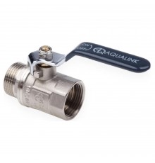 Кран шаровой AQUALINK ВН 1/2 ручка (10/120)