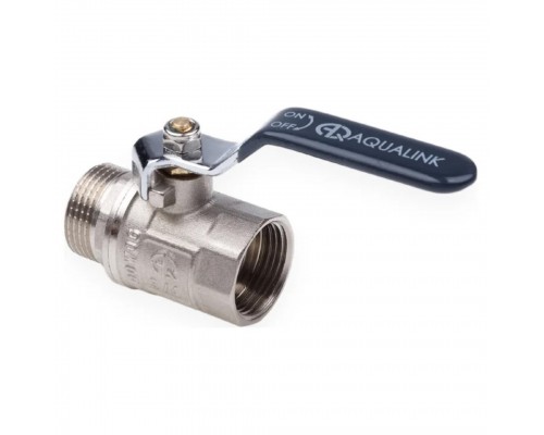 Кран шаровой AQUALINK ВН 1/2 ручка (10/120)