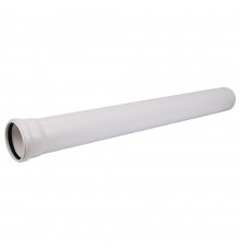 Труба канализационная бесшумная ПП 50*2,0*1500 мм СИНИКОН КОМФОРТ с раструбом белая (уп.30 шт)