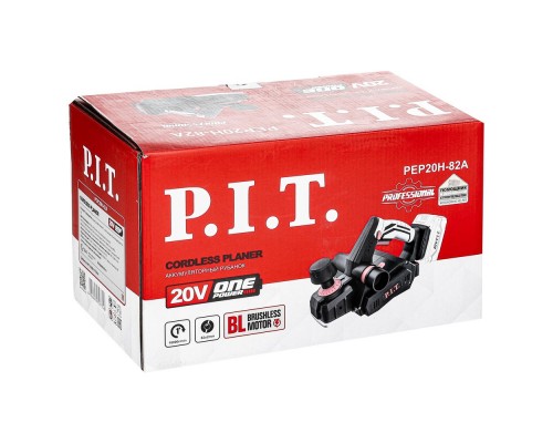 Рубанок P.I.T. аккумуляторный бесщёточный, PEP20H-82A