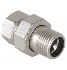 Сгон прямой разъемный (американка) ВН внутренняя наружная резьба 1/2" (Valtec VT 341) уп 10 шт