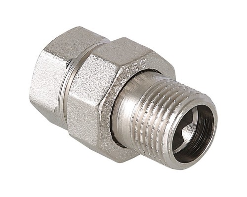Сгон прямой разъемный (американка) ВН внутренняя наружная резьба 1/2" (Valtec VT 341) уп 10 шт