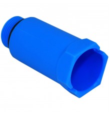 Заглушка-пробка Рустеплопол 1/2 длинная, синяя (100)